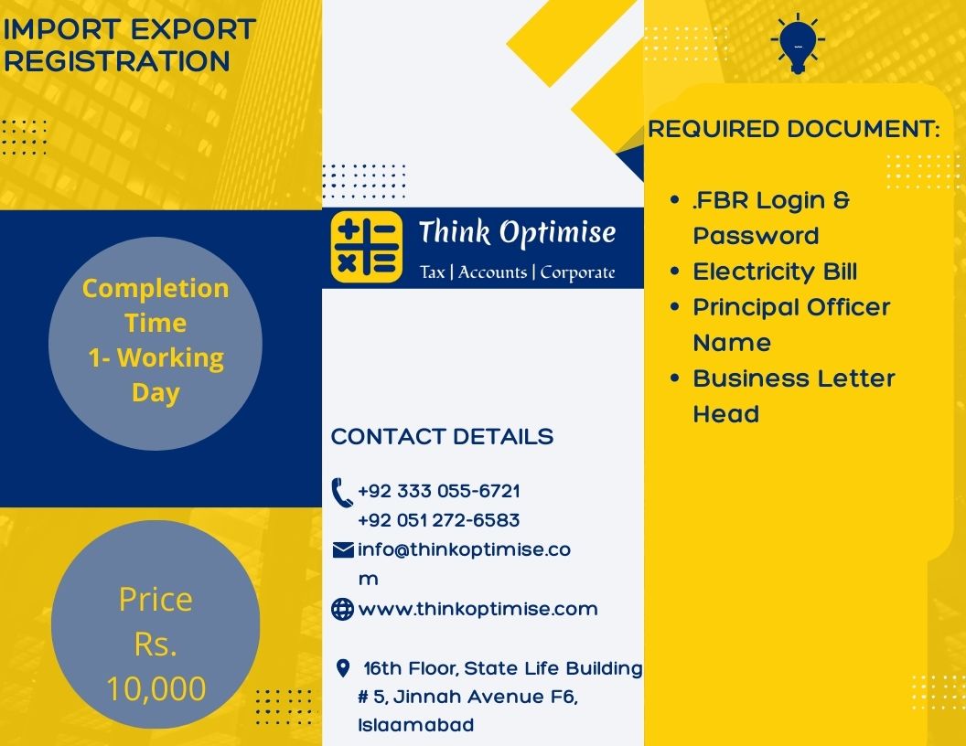 Import Export Registration Documents